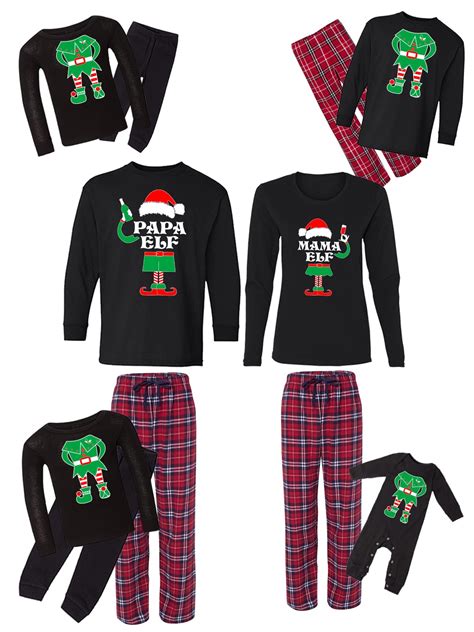 funny christmas pajamas family